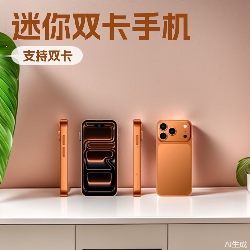Mini 17 Pro Max Smartphone Dual Sim Dual Standby Mini Phone Touch Screen Android Phone System — image 1 of 6
