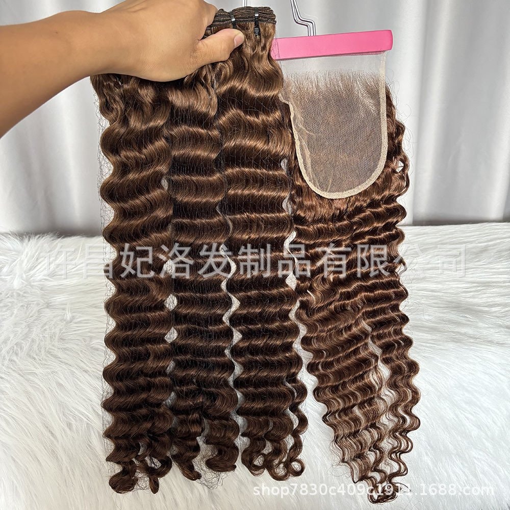 #4 SDD Deep Wave 12A Vietnamese Human Hair Weave Bundles — image 1 of 4