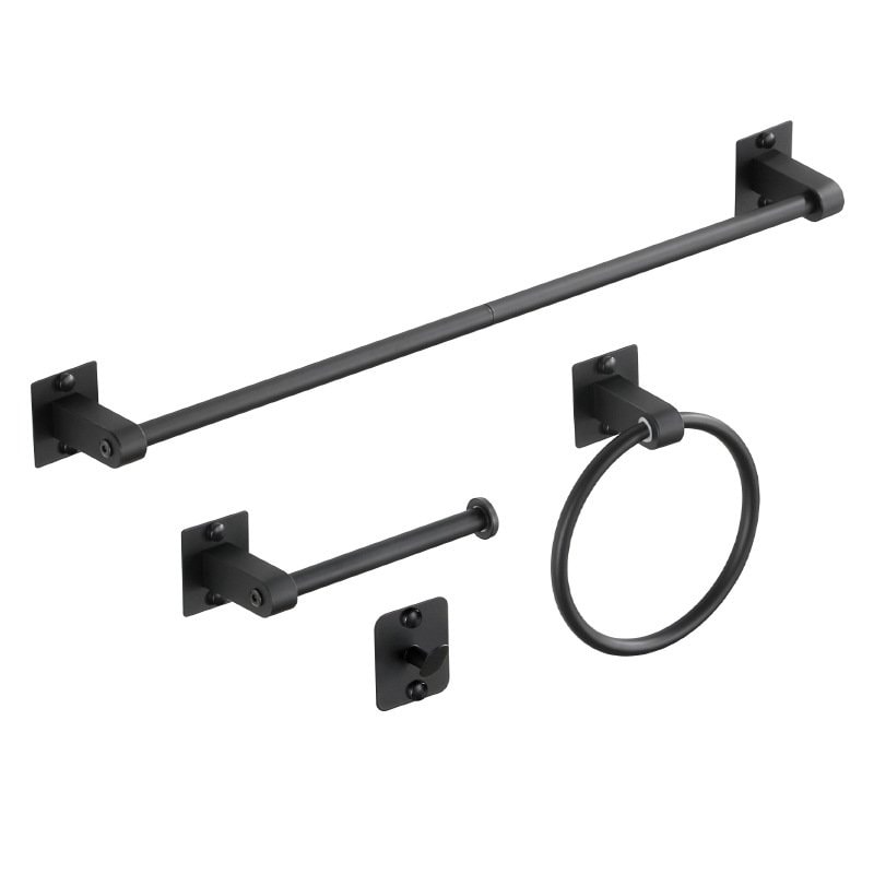 Wall-Mounted Stainless Steel Multi-Functional Towel Rack Set for Bathroom Hooks, Towel Rings & Towel Storage Shelves — image 1 of 3