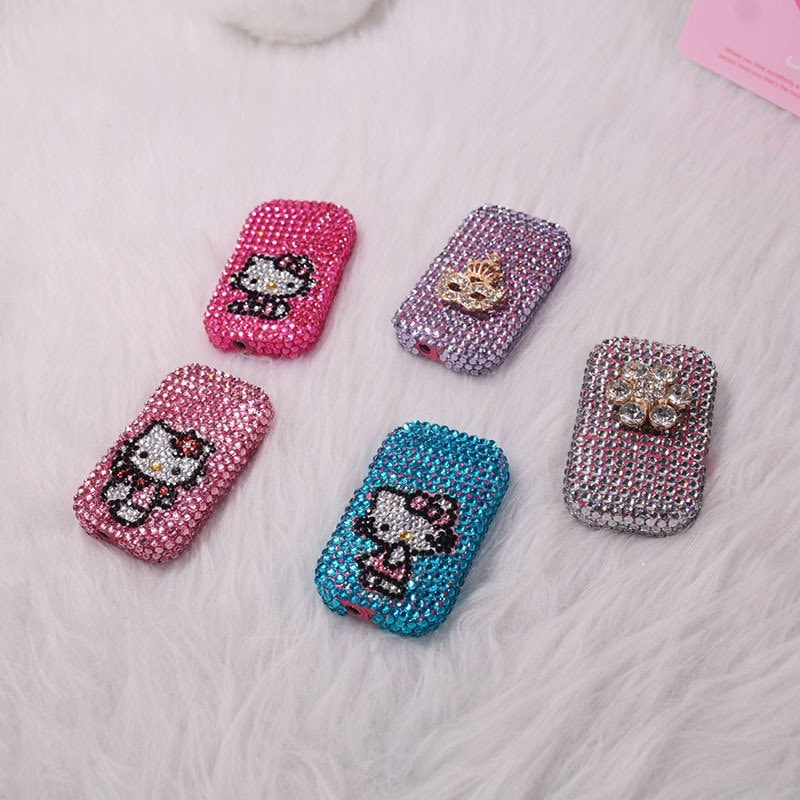 Inflatable Red Flame Ultra-Slim Lighter for Women, Compact Lipstick-Style Portable Lighter with Rhinestones — image 1 of 14