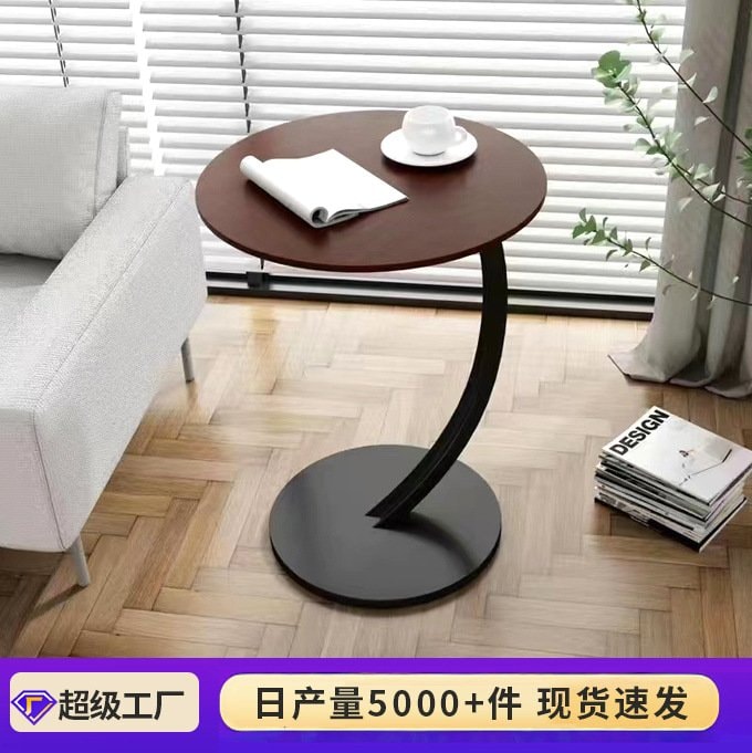 Home Simple Side Table Set for Living Room Sofa, Small Floor-to-Ceiling Mobile Tea Table, Balcony Casual Bedroom Bedside Table — image 1 of 13